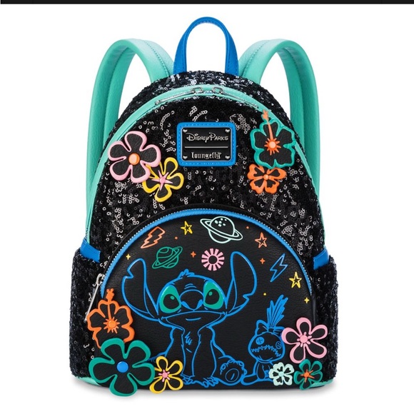 Disney Stitch 626 Day Loungefly Mini Backpack NWT